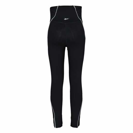 Reebok Workout Ready Ribbed High-Rise Leggings Womens Gym Legging  