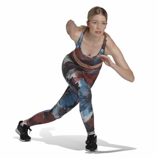 Adidas Training Essentials Printed Gym Legging Womens  Дамски клинове за фитнес