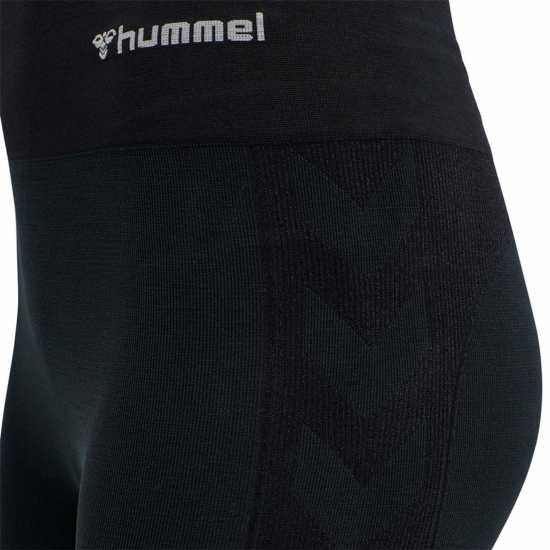 Hummel Mid Waist Tights Black Дамски клинове за фитнес