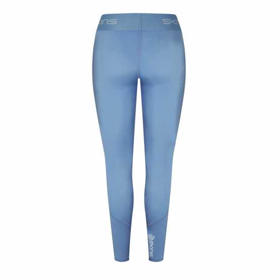 Дамски клинове за фитнес Skins Series 1 7/8 Tights Womens Синьо Skins Series 1 7/8 Tights Womens Синьо Дамски клинове за фитнес