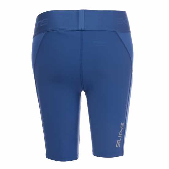 Дамски клинове за фитнес Skins Series-3 Performance Tights Womens Синьо Skins Series-3 Performance Tights Womens Синьо Дамски клинове за фитнес