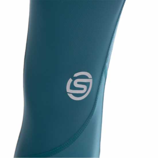 Skins Series 3 Skyscraper Performance Tights Womens Синьо-зелено Дамски клинове за фитнес