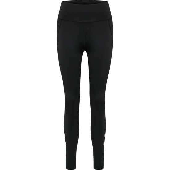 Hummel Grace High Waist Tights Womens Черно Дамски клинове за фитнес