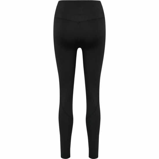 Hummel Grace High Waist Tights Womens Черно Дамски клинове за фитнес