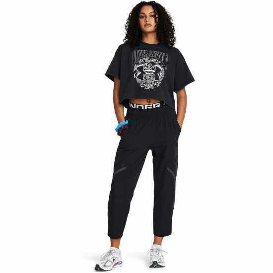 Under Armour Unstoppable Ankle Pant Tracksuit Bottom Womens Black 