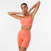 Usa Pro Дамски Шорти X Sophie Habboo 7-Inch Shorts Womens Корал Дамски клинове за фитнес