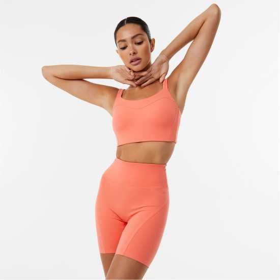 Usa Pro Дамски Шорти X Sophie Habboo 7-Inch Shorts Womens Корал Дамски клинове за фитнес