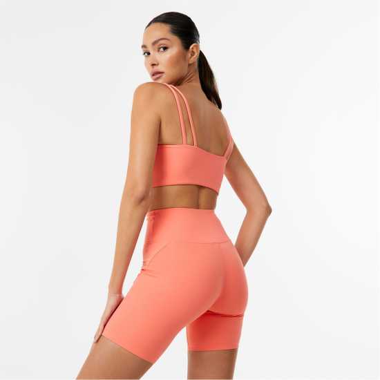 Usa Pro Дамски Шорти X Sophie Habboo 7-Inch Shorts Womens Корал Дамски клинове за фитнес