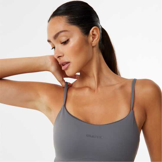 Usa Pro X Sophie Habboo 2In1 Vest Акула Сиво Дамски дрехи за бягане