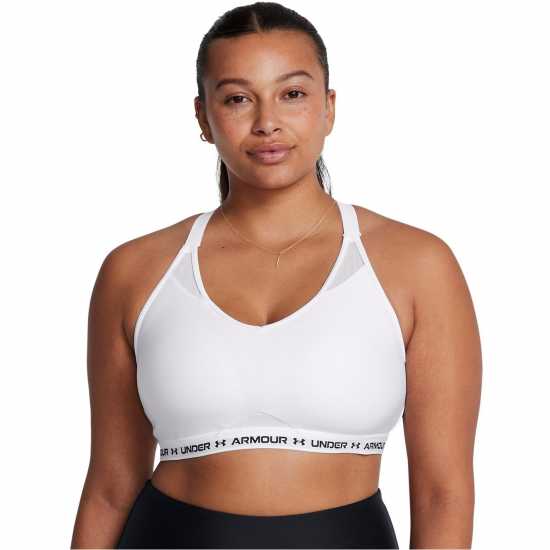 Under Armour Ua Crossback Low Bra Ld99 White Under Armour Ua Crossback Low Bra Ld99 White