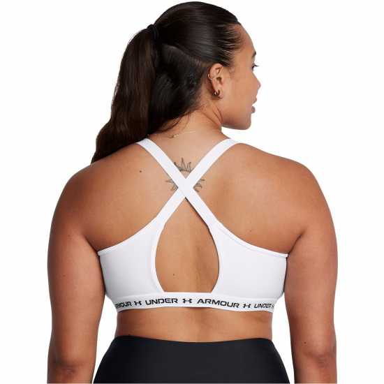 Under Armour Ua Crossback Low Bra Ld99 White Under Armour Ua Crossback Low Bra Ld99 White