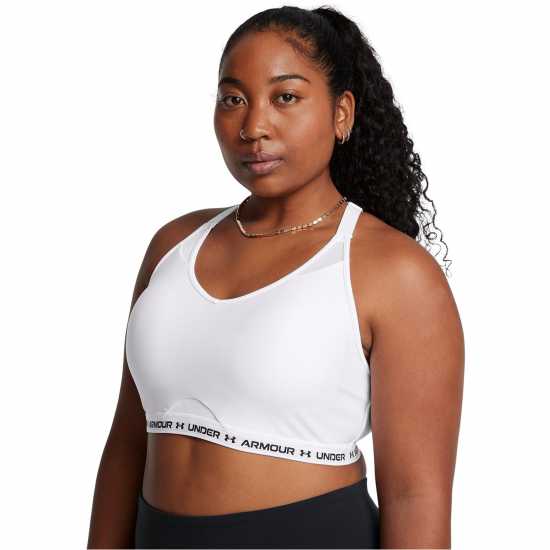 Under Armour Ua Crossback Low Bra Ld99 White Under Armour Ua Crossback Low Bra Ld99 White