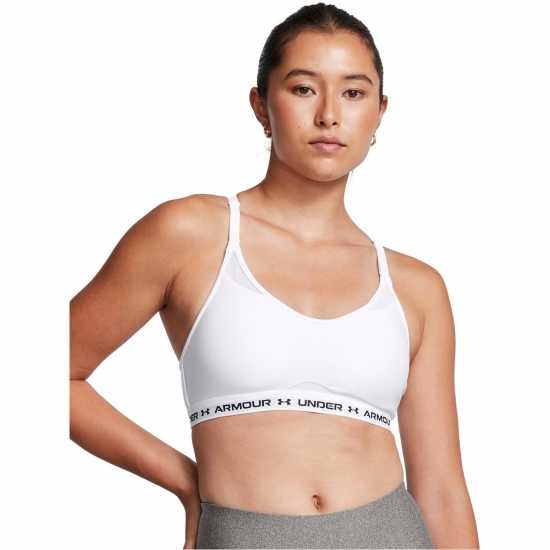 Under Armour Ua Crossback Low Bra Ld99 White Under Armour Ua Crossback Low Bra Ld99 White
