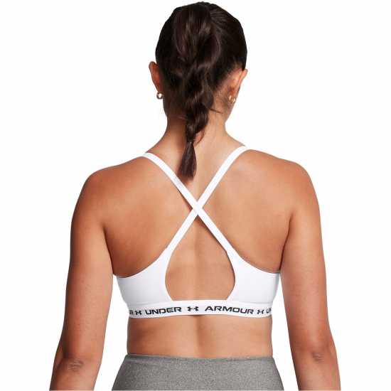 Under Armour Ua Crossback Low Bra Ld99 White Under Armour Ua Crossback Low Bra Ld99 White