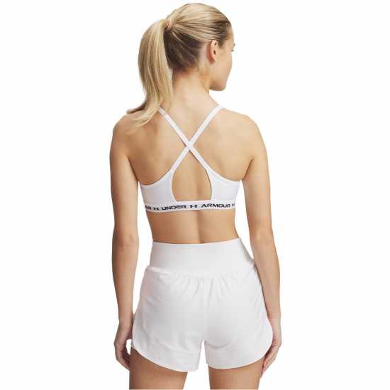 Under Armour Ua Crossback Low Bra Ld99 White Under Armour Ua Crossback Low Bra Ld99 White