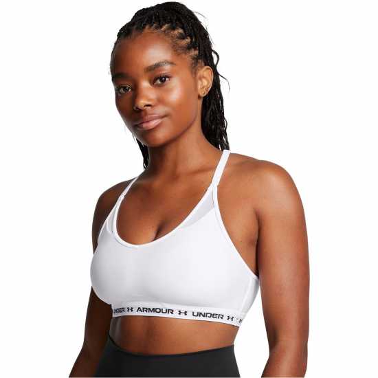 Under Armour Ua Crossback Low Bra Ld99 White Under Armour Ua Crossback Low Bra Ld99 White