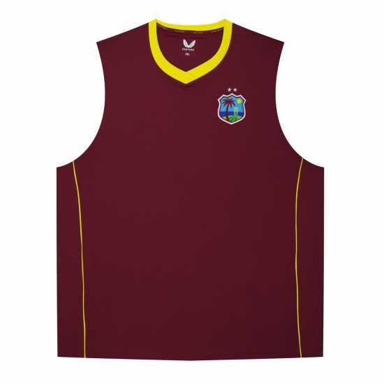 Castore Men's West Indies Sleeveless Cricket Jumper  