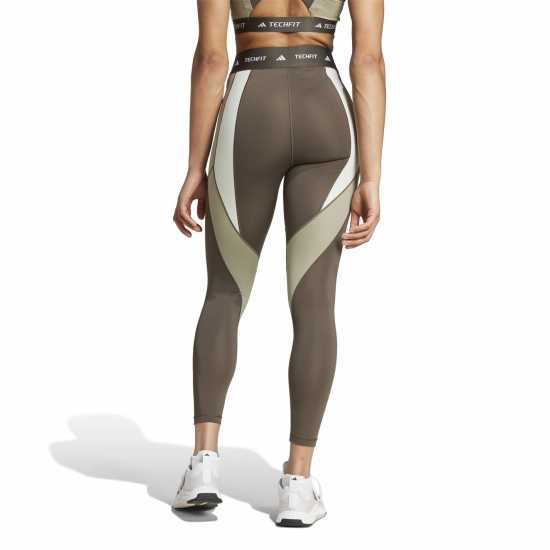Adidas Techfit 7/8 Colourblock Leggings Womens  Дамски клинове за фитнес