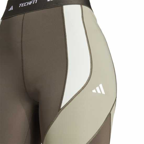 Adidas Techfit 7/8 Colourblock Leggings Womens  Дамски клинове за фитнес