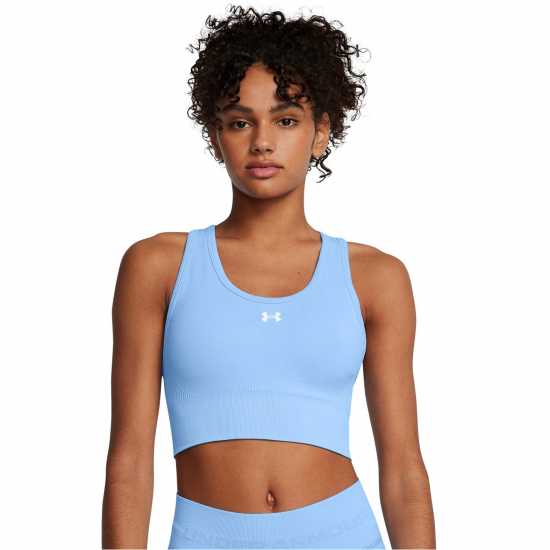 Under Armour Vanish Seamless Medium Impact Sports Bra Синьо 