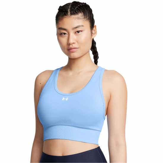 Under Armour Vanish Seamless Medium Impact Sports Bra Синьо 