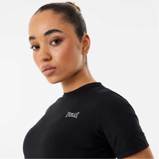 Everlast Training T-Shirt Womens Черно Дамски дрехи за бягане