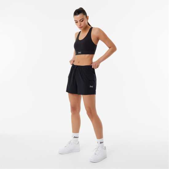 Дамски клинове за фитнес Дамски Шорти Everlast Cargo 2In1 Shorts Womens Черно Дамски Шорти Everlast Cargo 2In1 Shorts Womens Черно Дамски клинове за фитнес