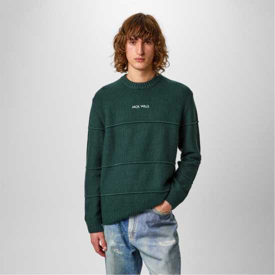 Jack Wills Boucle Knit Crew Sweater  Мъжки пуловери и жилетки