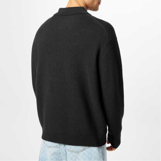 Jack Wills Quarter-Zip Rib Knitted Top Jack Wills Quarter-Zip Rib Knitted Top