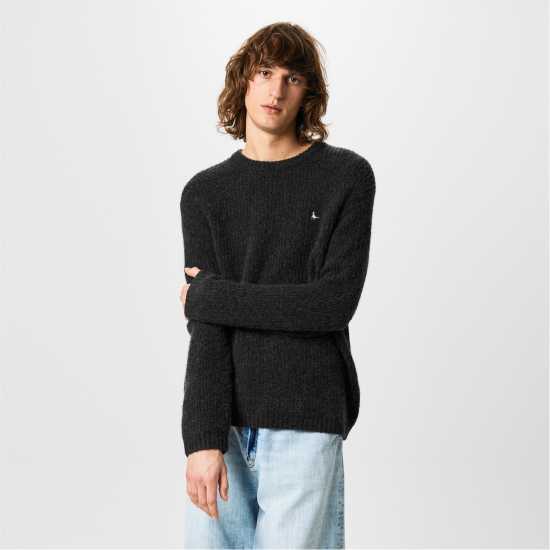 Мъжки пуловери и жилетки Jack Wills Cosy Slouch Crew Sweater Прано черно Jack Wills Cosy Slouch Crew Sweater Прано черно Мъжки пуловери и жилетки