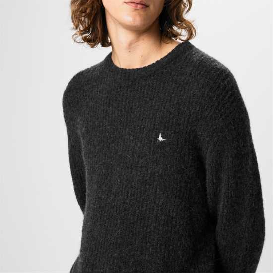 Мъжки пуловери и жилетки Jack Wills Cosy Slouch Crew Sweater Прано черно Jack Wills Cosy Slouch Crew Sweater Прано черно Мъжки пуловери и жилетки