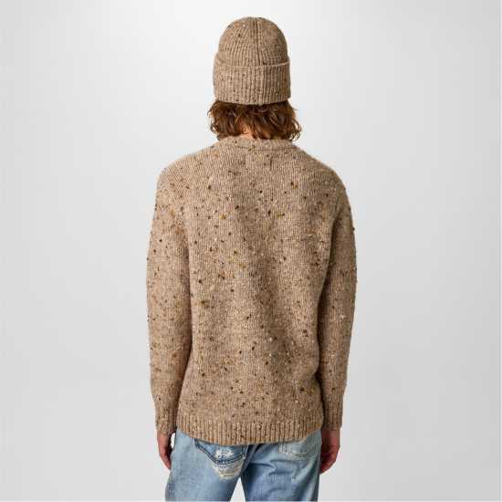Мъжки пуловери и жилетки Jack Wills Chunky Twist Crew Sweater Трекинг Марл Jack Wills Chunky Twist Crew Sweater Трекинг Марл Мъжки пуловери и жилетки