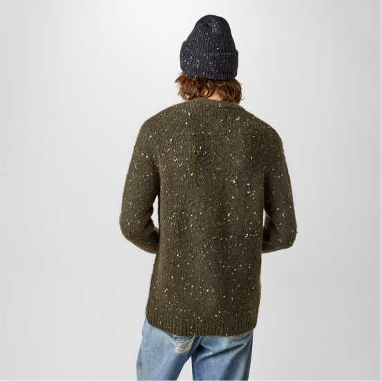 Мъжки пуловери и жилетки Jack Wills Chunky Twist Crew Sweater Листен Марл Jack Wills Chunky Twist Crew Sweater Листен Марл Мъжки пуловери и жилетки