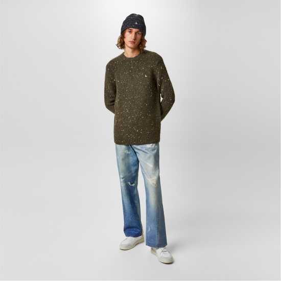 Мъжки пуловери и жилетки Jack Wills Chunky Twist Crew Sweater Листен Марл Jack Wills Chunky Twist Crew Sweater Листен Марл Мъжки пуловери и жилетки