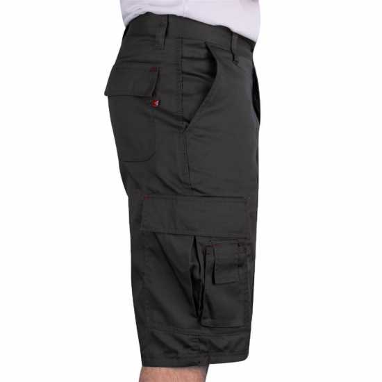 Lee Cooper Мъжки Къси Панталони С Джобове Workwear Cargo Shorts Mens  