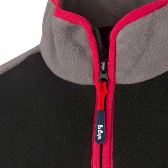 Lee Cooper Мъжка Блуза Полар Half Zip Fleece Top Mens  Работно облекло