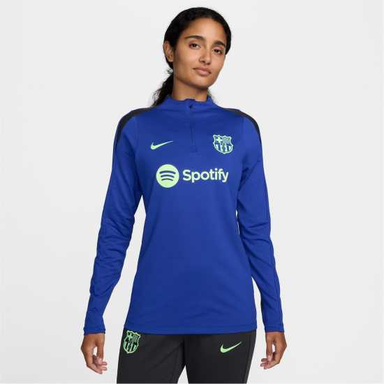 Футболни тренировъчни горнища Nike Barcelona Third Strike Drill Top 2024 2025 Womens Nike Barcelona Third Strike Drill Top 2024 2025 Womens Футболни тренировъчни горнища