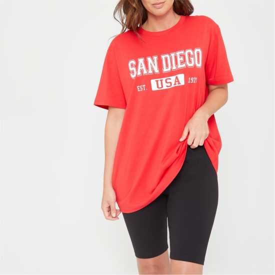 Be You You Slogan T And Cycling Short  Дамски къси панталони