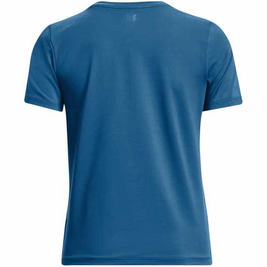 Under Armour Meridian T-Shirt Womens Синьо Дамски дрехи за бягане