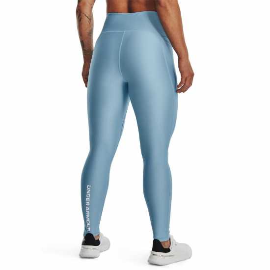 Under Armour Graphic Leggings Womens Синьо Дамски клинове за фитнес