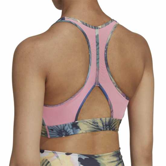 Adidas Powerreact Training Medium-Support Allover Print Bra  Ld99  Спортни сутиени