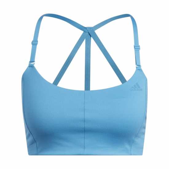 Adidas Yoga Light Support 3-Stripe Sports Bra Womens  Спортни сутиени