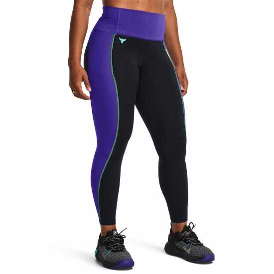 Дамски клинове за фитнес Under Armour Project Rock Colourblock Ankle Gym Leggings Womens Черно Under Armour Project Rock Colourblock Ankle Gym Leggings Womens Черно Дамски клинове за фитнес