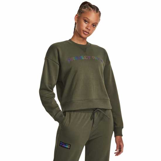 Under Armour Armour Pjt Rck Hw Leg Day Crew Sweatshirt Womens  Дамски пуловери