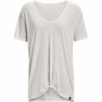 Under Armour Armour Pjt Rck Completer Deep V T Gym Top Womens Бяло Дамски дрехи за бягане