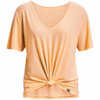 Under Armour Armour Pjt Rck Completer Deep V T Gym Top Womens Yellow Дамски дрехи за бягане