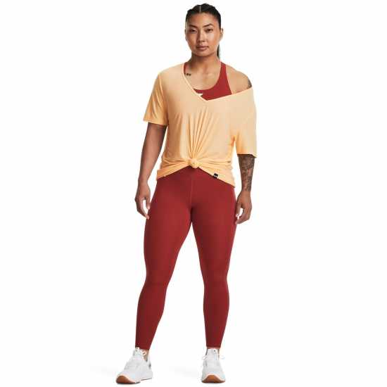 Дамски дрехи за бягане Under Armour Armour Pjt Rck Completer Deep V T Gym Top Womens Yellow Under Armour Armour Pjt Rck Completer Deep V T Gym Top Womens Yellow Дамски дрехи за бягане