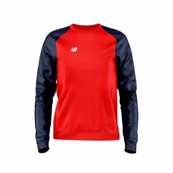 New Balance Sweater Ld99 HghRskRd/Nvy Дамски суичъри и блузи с качулки