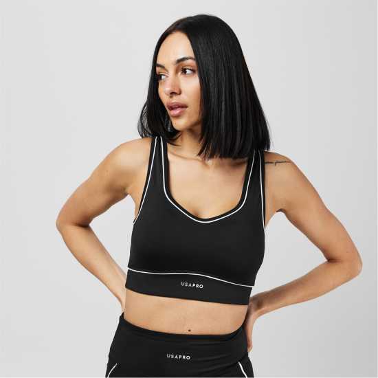 Usa Pro X Sophie Habboo Piping Sports Bra  Спортни сутиени