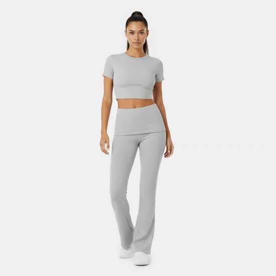 Usa Pro Sophie Habboo Rib Flared Yoga Pants Usa Pro Sophie Habboo Rib Flared Yoga Pants